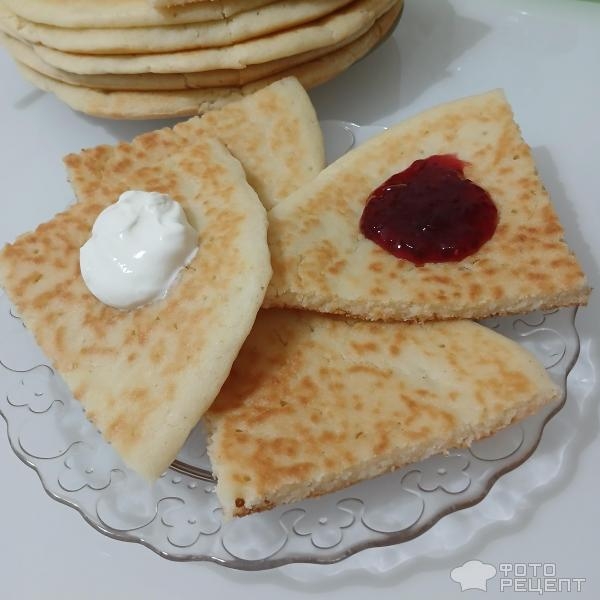 Рецепт: Лепешки на кефире - Рецепт самых простых и быстрых лепешек к завтраку. Рецепт: Лепешки на кефире - Рецепт самых простых и быстрых лепешек к завтраку.