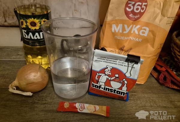 Рецепт: Луковый хлеб для хлебопечки - Белый хлеб с жареным лучком