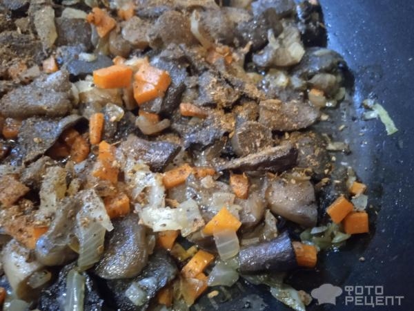 Рецепт: Макароны, тушеные с грибами - с лесными грибами в сливочном соусе