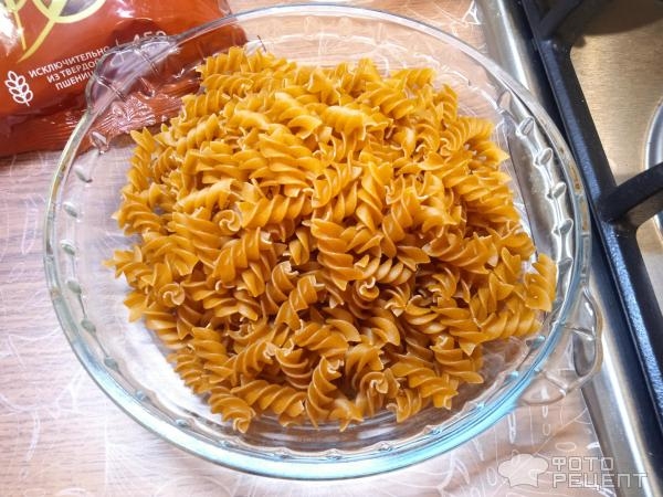 Рецепт: Макароны, тушеные с грибами - с лесными грибами в сливочном соусе