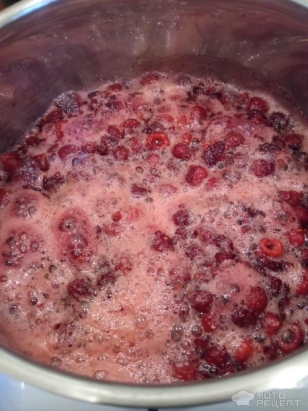 Рецепт: Малиновое варенье - Для работающих хозяек - в несколько приёмов. Рецепт: Малиновое варенье - Для работающих хозяек - в несколько приёмов.