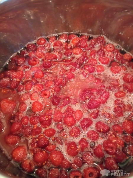 Рецепт: Малиновое варенье - Для работающих хозяек - в несколько приёмов. Рецепт: Малиновое варенье - Для работающих хозяек - в несколько приёмов.