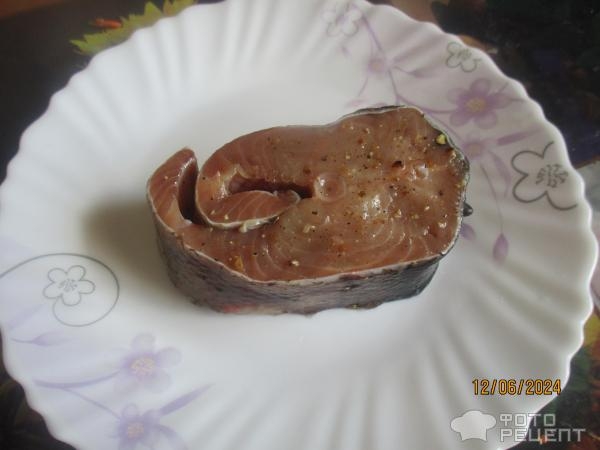 Рецепт: Малосольная кета - сухим посолом Рецепт: Малосольная кета - сухим посолом