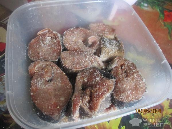 Рецепт: Малосольная кета - сухим посолом Рецепт: Малосольная кета - сухим посолом