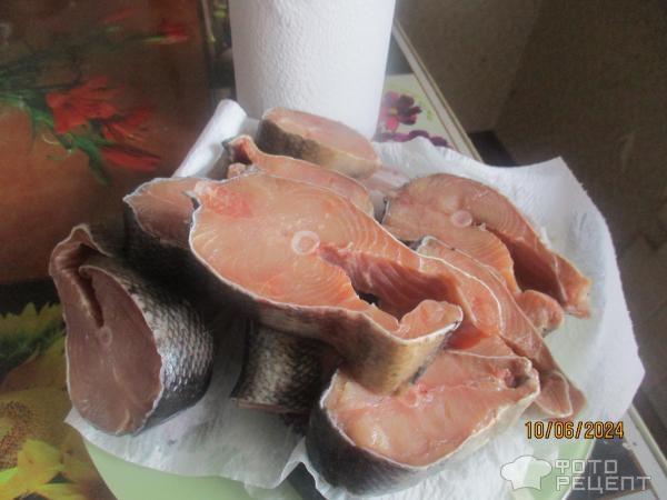 Рецепт: Малосольная кета - сухим посолом Рецепт: Малосольная кета - сухим посолом