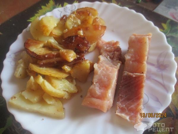 Рецепт: Малосольная кета - сухим посолом Рецепт: Малосольная кета - сухим посолом