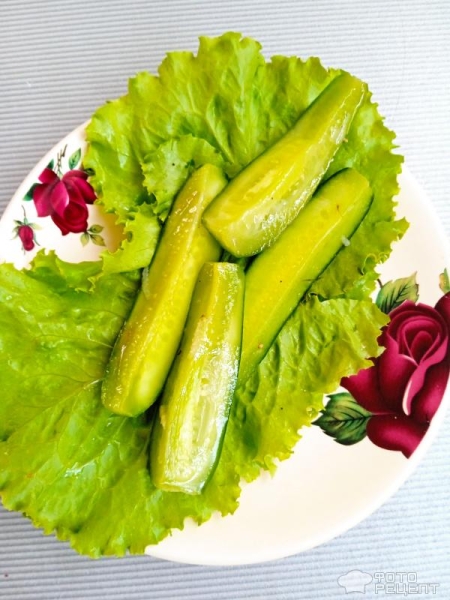 Рецепт: Малосольные огурчики за 8 часов - Изумрудные, хрустящие и без рассола Рецепт: Малосольные огурчики за 8 часов - Изумрудные, хрустящие и без рассола