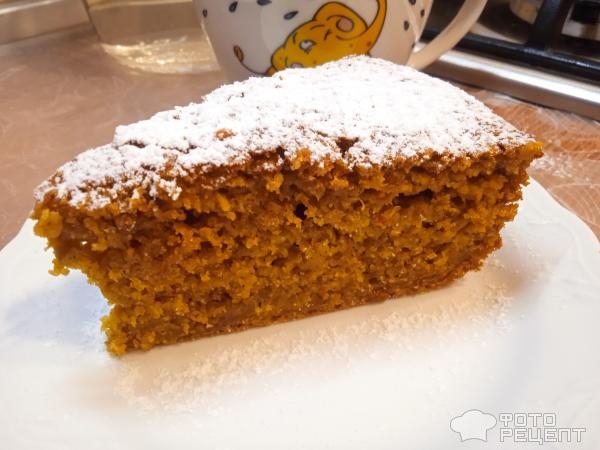 Рецепт: Манник на кефире без муки - с тыквой