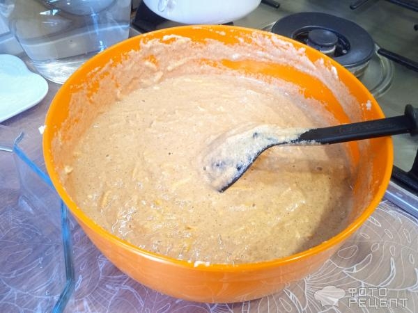 Рецепт: Манник на кефире без муки - с тыквой