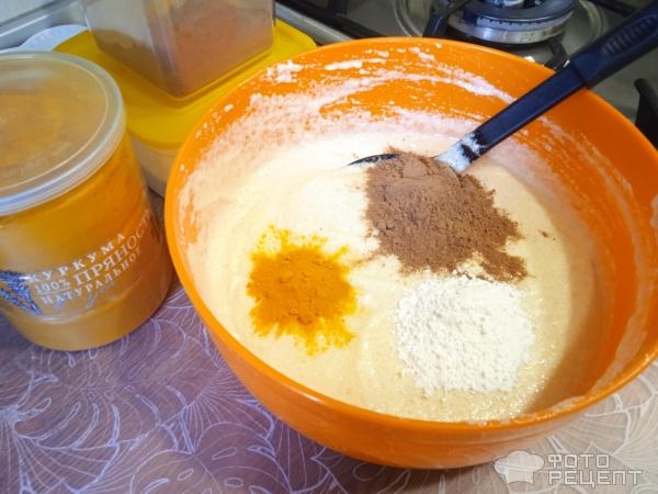 Рецепт: Манник на кефире без муки - с тыквой