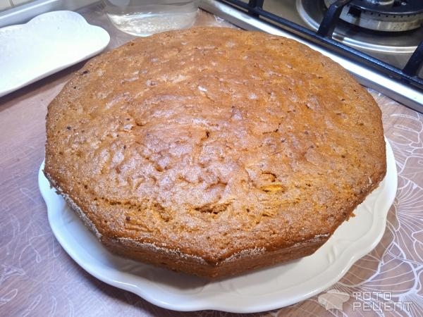 Рецепт: Манник на кефире без муки - с тыквой