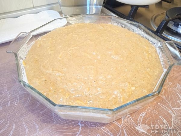 Рецепт: Манник на кефире без муки - с тыквой