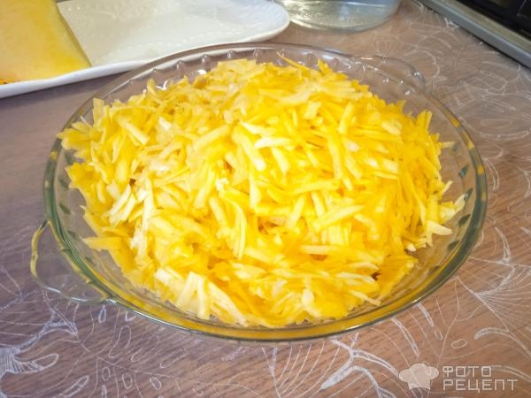 Рецепт: Манник на кефире без муки - с тыквой