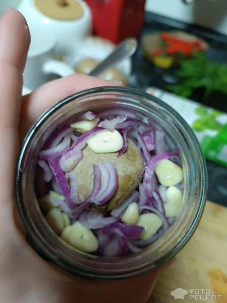 Рецепт: Маринованная картошка - Хрустящая картошечка Рецепт: Маринованная картошка - Хрустящая картошечка