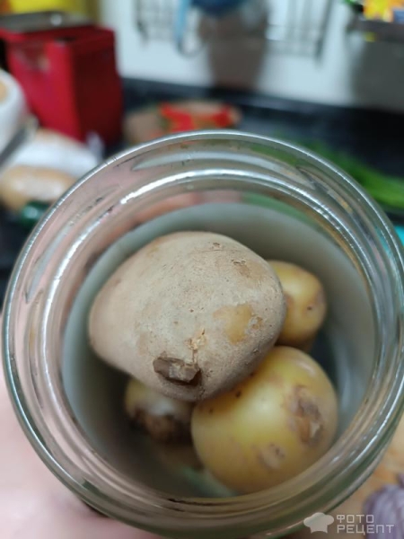 Рецепт: Маринованная картошка - Хрустящая картошечка Рецепт: Маринованная картошка - Хрустящая картошечка