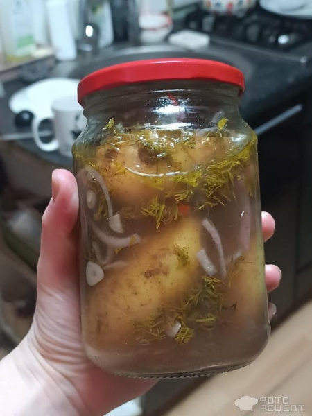 Рецепт: Маринованная картошка - Хрустящая картошечка Рецепт: Маринованная картошка - Хрустящая картошечка