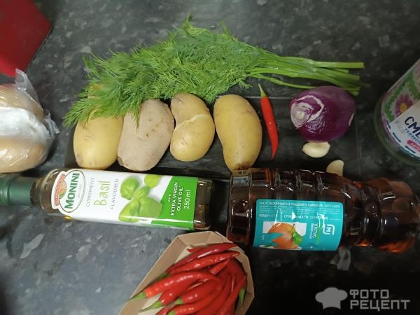 Рецепт: Маринованная картошка - Хрустящая картошечка Рецепт: Маринованная картошка - Хрустящая картошечка