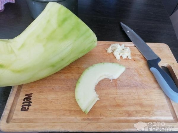 Рецепт: Маринованные кабачки - с болгарским перцем, луком и чесноком на зиму