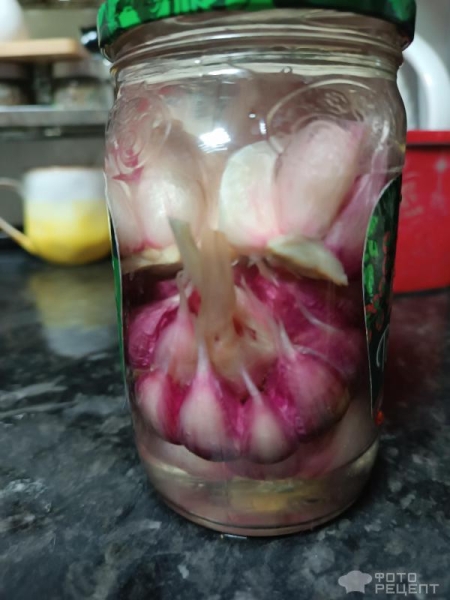 Рецепт: Маринованный чеснок - Как дополнение к блюдам