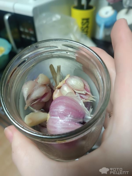 Рецепт: Маринованный чеснок - Как дополнение к блюдам