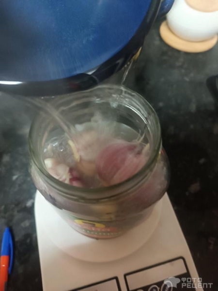 Рецепт: Маринованный чеснок - Как дополнение к блюдам