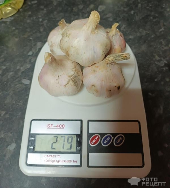 Рецепт: Маринованный чеснок - Как дополнение к блюдам