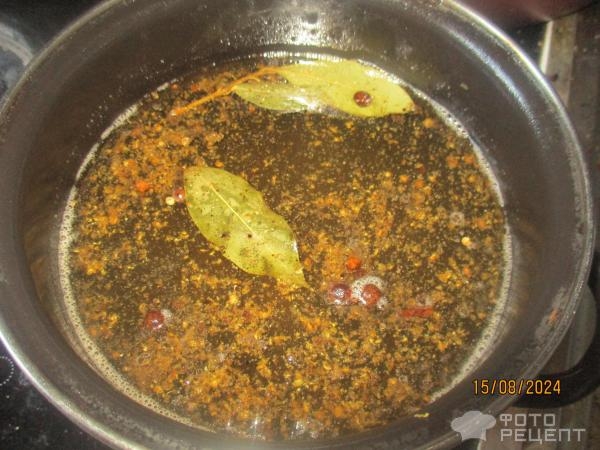 Рецепт: Маринованный перец фаршированный капустой - за два дня Рецепт: Маринованный перец фаршированный капустой - за два дня