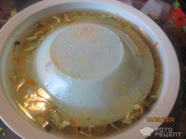 Рецепт: Маринованный перец фаршированный капустой - за два дня Рецепт: Маринованный перец фаршированный капустой - за два дня