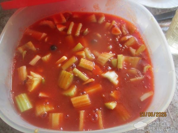 Рецепт: Маринованный сельдерей (с овощами) - как закуска