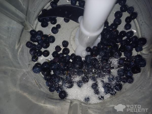 Рецепт: Милкшейк - С черникой. Рецепт: Милкшейк - С черникой.