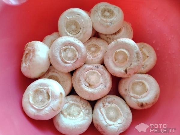 Рецепт: Мини-гамбургеры - из шампиньонов