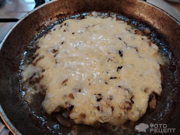 Рецепт: Мясная запеканка в духовке - с грибами