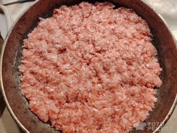 Рецепт: Мясная запеканка в духовке - с грибами