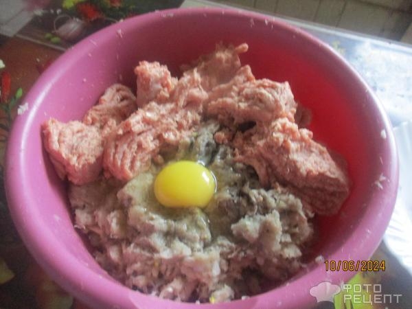 Рецепт: Мясо-рыбные котлеты - мягкие сочные Рецепт: Мясо-рыбные котлеты - мягкие сочные