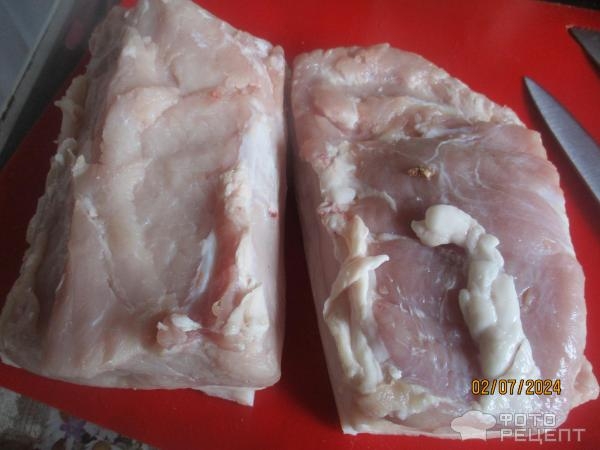 Рецепт: Мясо со сливами и соусом - супер праздничное блюдо