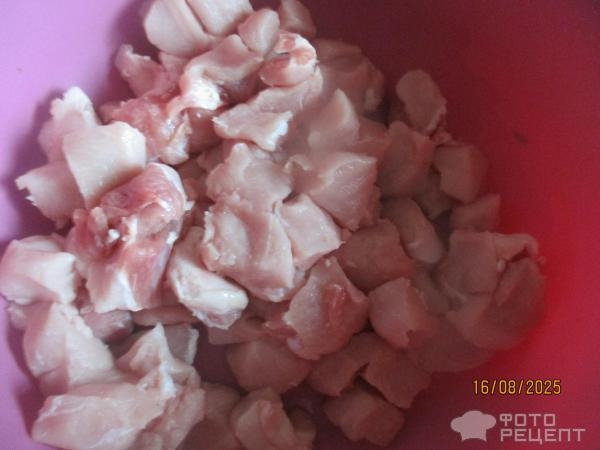 Рецепт: Мясо тушеное с зеленью - типа "сябзи говурма"