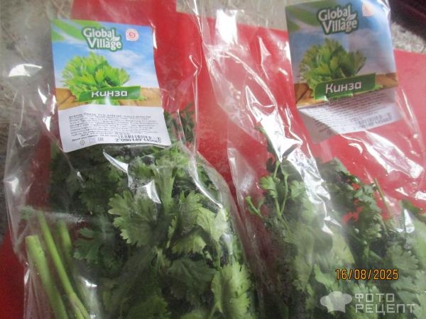 Рецепт: Мясо тушеное с зеленью - типа "сябзи говурма"