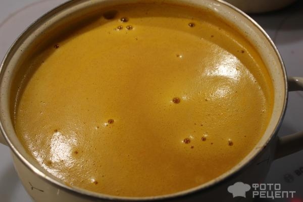 Рецепт: Морковный крем-суп - На свиных ребрах! Рецепт: Морковный крем-суп - На свиных ребрах!