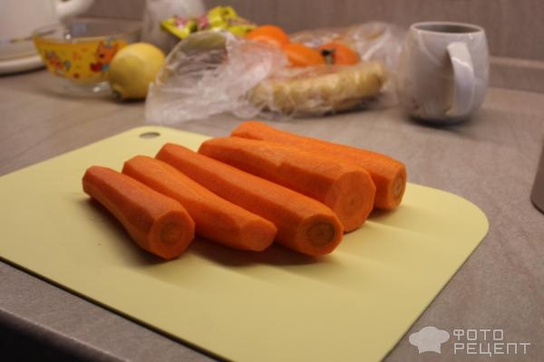 Рецепт: Морковный крем-суп - На свиных ребрах! Рецепт: Морковный крем-суп - На свиных ребрах!