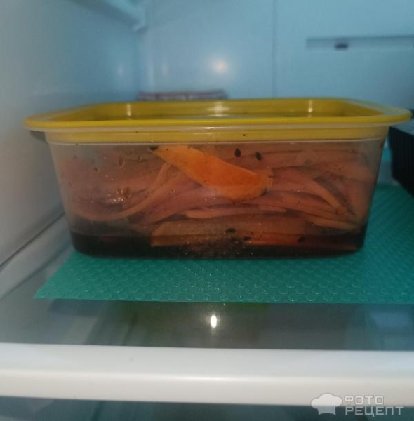 Рецепт: Морковный салат - Слайсами по-азиатски с кунжутом