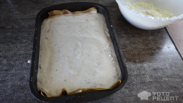 Рецепт: Насыпной творожный пирог с орехами - быстро , вкусно и много...