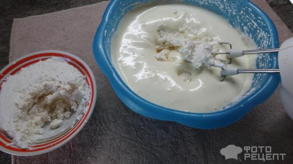 Рецепт: Насыпной творожный пирог с орехами - быстро , вкусно и много...