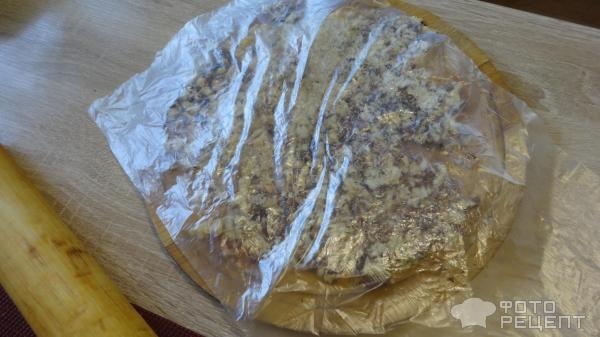 Рецепт: Насыпной творожный пирог с орехами - быстро , вкусно и много...