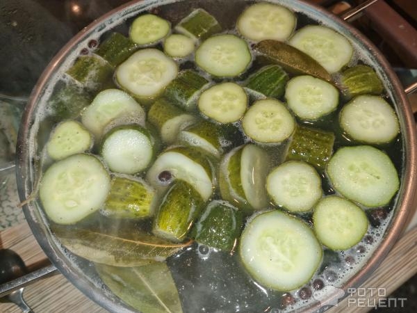 Рецепт: Огурцы по-фински - На зиму, быстро и вкусно Рецепт: Огурцы по-фински - На зиму, быстро и вкусно