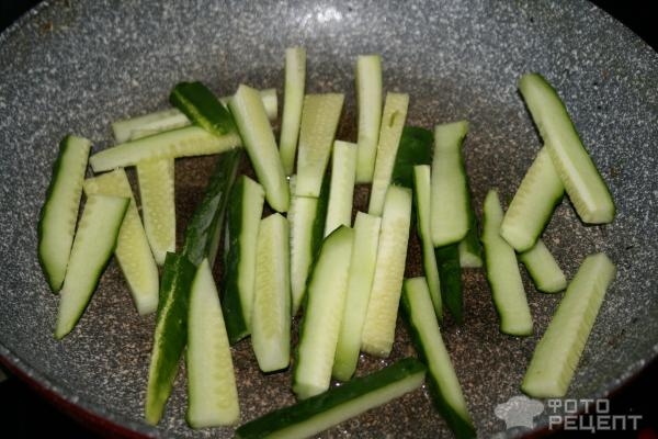 Рецепт: Огурцы жареные - Три варианта приготовления