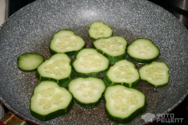 Рецепт: Огурцы жареные - Три варианта приготовления
