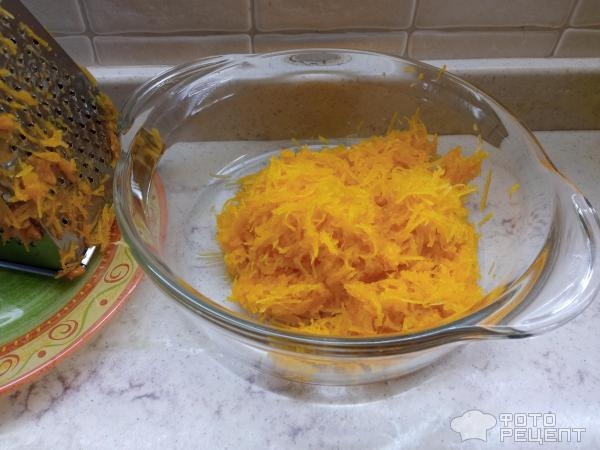 Рецепт: Оладьи яблочно-тыквенные - Без сахара. Рецепт: Оладьи яблочно-тыквенные - Без сахара.