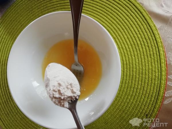 Рецепт: Омлет с цветами кабачка - на сковородке