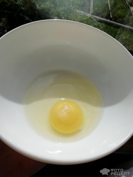 Рецепт: Омлет с цветами кабачка - на сковородке