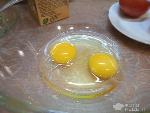 Рецепт: Омлет с кабачком и томатами - и сыром Рецепт: Омлет с кабачком и томатами - и сыром